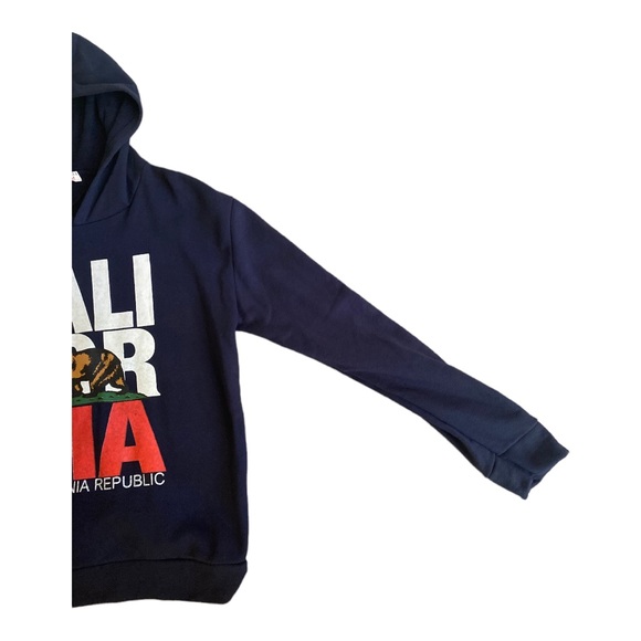 Navy Blue California Hoodie - Picture 5 of 6
